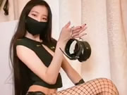 窈窕身材網紅八月未央漁網襪挑逗